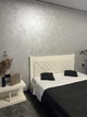 Кровать деревянная 120*200 слоновая кость с мягким изголовьем Ткань Номер1 (без ящиков) - изображение 6