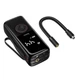 Автомобильный компрессор Hoco ZP18 Enlighten portable smart air pump Black - изображение 5