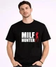 Футболка чорна з принтом для дорослих Milf Hunter 56 р - зображення 1