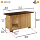 Будиночок для собак Ferplast Kennel Baita 100 121x78x78,5 см 87016000 - зображення 2