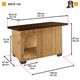 Будиночок для собак Ferplast Kennel Baita 120 140x85,5x87 см 87017000 - зображення 2