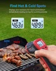 Инфракрасный термометр Wintact WT590 -50°C...590°C - пирометр для кухни, гриля, авто, точность ±1.5%, LCD - изображение 7