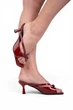 Босоножки женские Where Uwear лаковые бордовые 351058_41 (26 см) - изображение 8