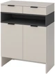 Тумба для обуви Metkas Home A009 ЛДСП 103x80x42 см Кашемир/Антрацит (MA009-KA) - изображение 1