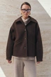 Укорочене пальто 2308,6463 Seventeen Шоколадний XXL/3XL (2308.6463) - зображення 2