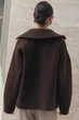 Укорочене пальто 2308,6463 Seventeen Шоколадний XXL/3XL (2308.6463) - зображення 3