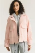 Укорочене пальто 2141,5629 Seventeen Рожевий L/XL (2141.5629) - зображення 3