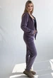 Женский велюровый спортивный костюм, цвет темный мокко, 54 - изображение 7