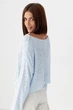 Кофта - паутинка из букле Lurex Голубой One Size (6337) - изображение 2