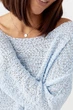 Кофта - паутинка из букле Lurex Голубой One Size (6337) - изображение 4