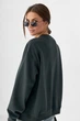 Теплый спортивный свитшот Lurex Темный серый One Size (30509) - изображение 2
