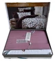 Постільна білизна Maison D'or сатин делюкс Plum Volante Dark Lilac євро Кольори: фіолетовий - зображення 4