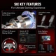 Руль и педали PXN V10 Ultra Bundle для PS4/XBOX/Xbox Series X|S/PC,17кн., двойн. педали, руль 270мм (PXN-V10 Ultra EU) - изображение 5
