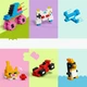 Конструктор LEGO Classic Креативные яркие кубики 820 деталей (11045) - изображение 6