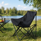 Складной стул со спинкой и чехлом RIAS R-67 47×47×67 см Black (3_08702) - изображение 7
