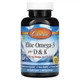Омега-3 з витаминами D і K Carlson (Elite Omega-3) 60 капсул зі смаком натурального лимону (CAR-17510) - зображення 1