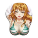 3D коврик для миші з підлокітником аніме Nami One Piece руде волосся зелений купальник — подушка під зап'ястя - зображення 1