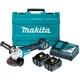 Акумуляторна кутова шліфмашина Makita DGA511RTE в кейсі з 2 акб 18V 5.0Ah і з/п DC18RC (DGA511RTE) - зображення 1