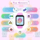 Детские смарт часы CATGIFF с SIM 2G, 19 игр, камера, SOS, шагомер, музыка, фиолетовый - изображение 4