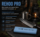 Точильний камінь REHOO PRO #1500 водний абразивний брусок для полірування та фінішного заточування ножів Black Onyx - зображення 4
