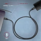 Кабель Axagon USB-C-USB-C 3.2 Gen 1, 2 м, PD 60W, 3A Черный (BUCM3-CM20AB) - изображение 5