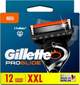 Сменные картриджи для бритья (Лезвия) мужские Gillette ProGlide 12 шт (8001090456755) - изображение 1