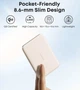 Ультратонкий магнитный внешний аккумулятор Anker Nano Air 2 5000 мАч для iPhone, вес 118 г, с MagSafe - изображение 7