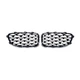 Ноздри Diamond Black с хромированной окантовкой для BMW 5 серия F10/F11 2010–2016 гг - изображение 4