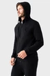 Кофта AVECS чорна з трикотажу Double Face 50587/1 5XL - изображение 6