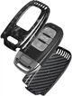 Карбоновый чехол для ключа T-Carbon Audi Q3 A6 A5 Q7 A8 A3 TT RS6 Q8 Q5 e-tron A4 S4 Black - изображение 3