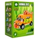 Дитячий конструктор Deer Bus BB121E-F серії "Animal Bus", 105 деталей - зображення 1