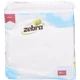 Серветки Zebra 40 шт. 28*28 см, 1 шар. білі (Болгарія) - зображення 1