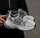 Детские спортивные кроссовки в стиле NEW BALANCE для девочки серые NB 530, размер 29 - 18 см - изображение 6
