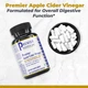 Добавка премиум-класса поддержка pH-баланса и микробиомы кишечника Premier Research Labs Apple Cider Vinegar 150 капсул - изображение 2