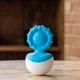 Прорезыватель-неваляшка Fat Brain Toys dimpl wobl голубой (FA217-4) - изображение 5