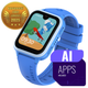 Smartwatch dla dzieci Garett Kids Vibe Ai 4G Blue (VIBE_AI_BLUE) - obraz 1
