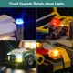 LED подсветка для LEGO 76966 (Allosaurus Truck): USB-набор света, скрытые провода, без конструктора - изображение 4