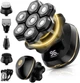 Электробритва для головы 7D 6-в-1 - Wet/Dry, IPX6, LED дисплей, быстрая зарядка Type-C - изображение 1