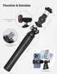 Гибкий мини-штатив Lamicall 3-в-1 для телефона и камеры: Bluetooth-пульт, крепление GoPro, 360° - изображение 4