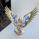 Фигурка камнями Swarovski Орел 8,5 см 160894 - изображение 3