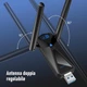 AX5400 High Speed & WiFi 6: The ElecMoga WiFi stick uses WiFi 6 technology to deliver speeds up to AX5400 Mbps, spread across thre - изображение 8