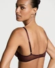 Комплект білизни Victoria’s Secret Logo Embroidery Unlined Low-Cut Demi Bra Коричневий 34B-S - зображення 4
