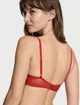 Комплект білизни Victoria’s Secret Wicked Tied-with-a-Bow Embroidery Unlined Balconette Bra Червоний 34B-S - изображение 4