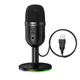 Мікрофон Hoco L25 Bright USB desktop microphone Black - изображение 1