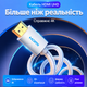 Кабель Vention HDMI M - M 1.0м V2.0 4K 60Гц оплетка Aluminum Alloy Type Silver (AABIF) - изображение 5
