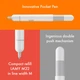 Ручка кулькова LAMY Pico біла M22 чорний стрижень (4001035) - зображення 4