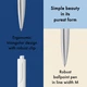Ручка кулькова LAMY Noto біла M16 чорний стрижень (4001008) - зображення 5