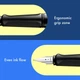 Ручка чорнильна LAMY Safari чорна M T10 сині чорнила (4000235) - зображення 5