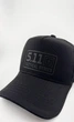 Бейсболка Тракер 5.11 TACTICAL SERIES с Сеткой, Черная, Катон, Ручная Работа размер S (55-56 см) - изображение 2