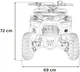Квадроцикл 49CC Sirius бензиновий синій PSP.ATV-13A.NIE (5903864983944) - зображення 11